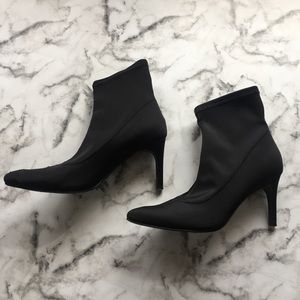 DONATING SOON Black sock booties